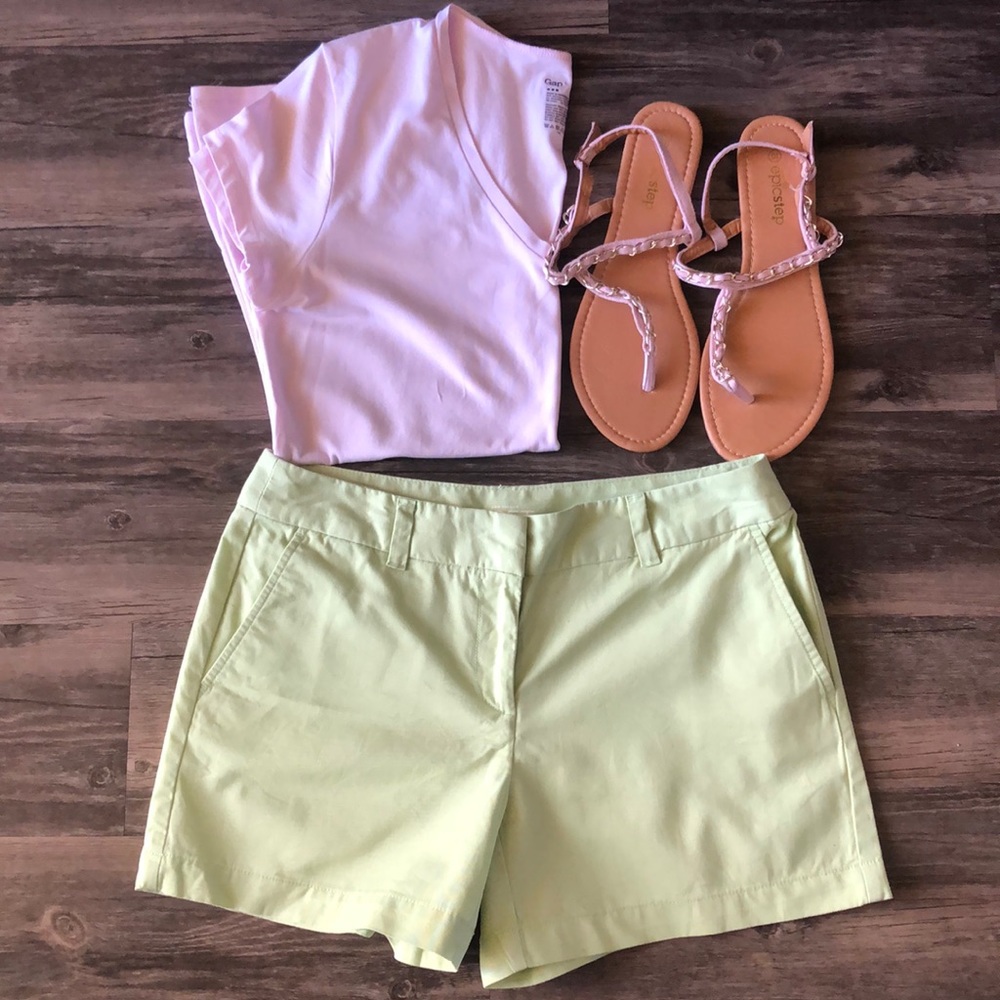 Loft Light Green Chino Style Shorts size 2